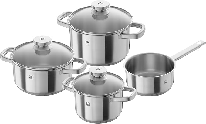 ZWILLING Joy Cookware Set 4 pcs. Silver