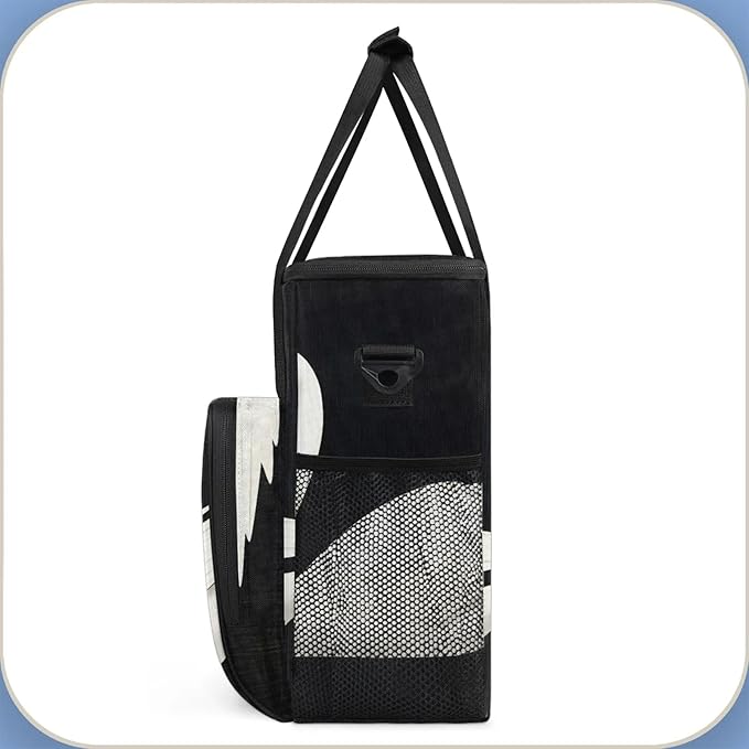 Swan Coffee Maker Travel Bag Cute Insulated Grocery Bag Travel Picnic Leakproof Cooler Bags With Shoulder Strap