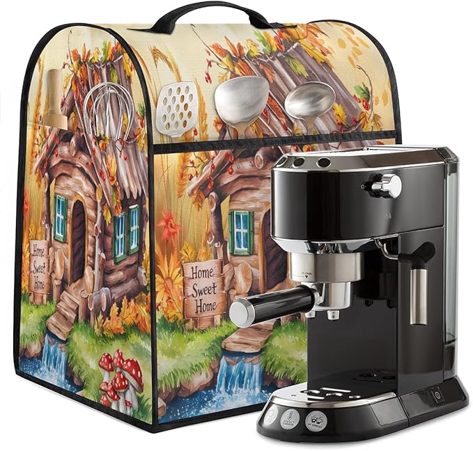 cfpolar Kitchen Aid Mixer Cover Compatible with 6-8 Quarts Farm Flowers Autumn Stand Mixer Cover Kitchen Aid Mixers Accessories Appliance Organizer Bag Dust Covers with Zipper Pocket