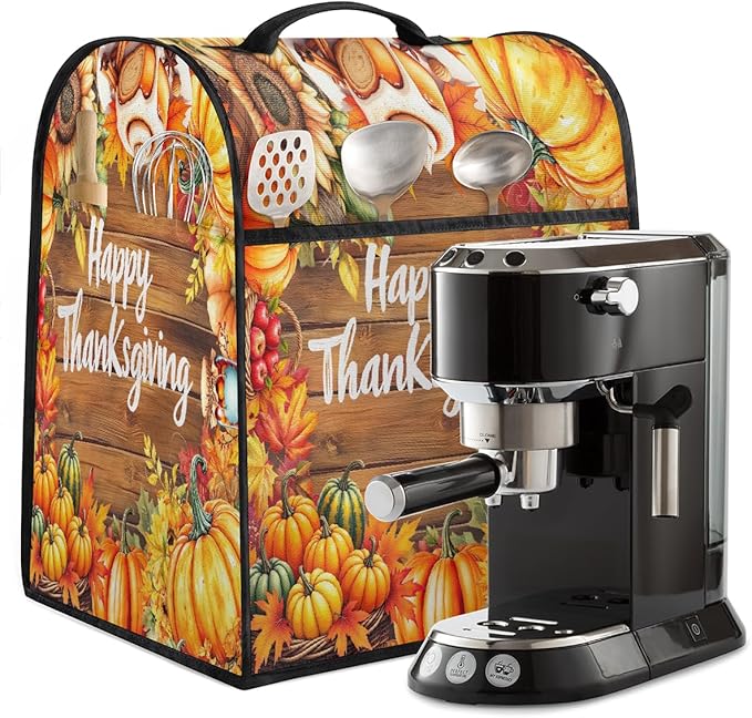 cfpolar Kitchen Aid Mixer Cover Compatible with 6-8 Quarts Thanksgiving Sunflower Pumpkin Stand Mixer Cover Kitchen Aid Mixers Accessories Appliance Organizer Bag Dust Covers with Zipper Pocket