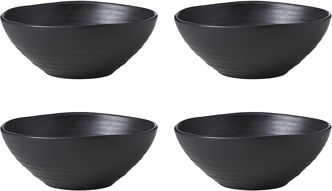 Oneida Black Ridge Piece Dinnerware Set 12 Count Dorm Room Essentials First Apartment