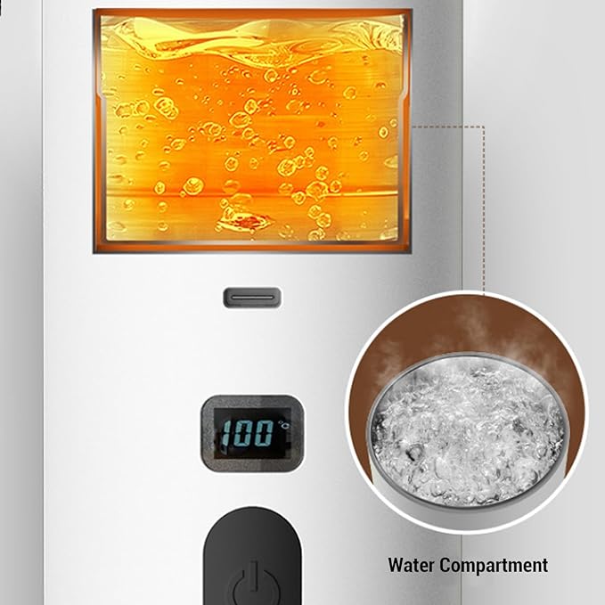 ANGGREK Portable Capsule Coffee Maker 72W Automatic Cordless Heating Small Electric Coffee Machine with USB Charging for Home Outdoor Travel Car Use