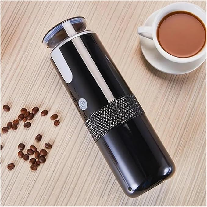 Portable Coffee Machine USB Outdoor Camping Travel Portable Capsule Coffee Machine for Car Home Electric Espresso Machine Coffee Powderfor Outdoor Travel Picnic