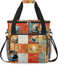 Coffee Cup Coffee Maker Carrying Bag Compatible with K-Mini or K-Mini Plus Portable Single Cup Coffee Maker Case with Pockets for K Cup Pods