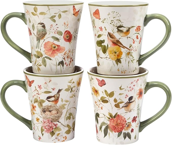 Certified International Nature's Song 16 Piece Dinnerware Set Service For 4