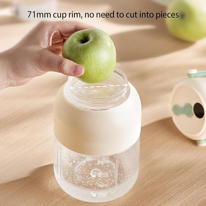 Stainless Steel Juicer Cup With Real Time Power Display Easy Blenders Juices Maker For Office Home Use Cordless Blender