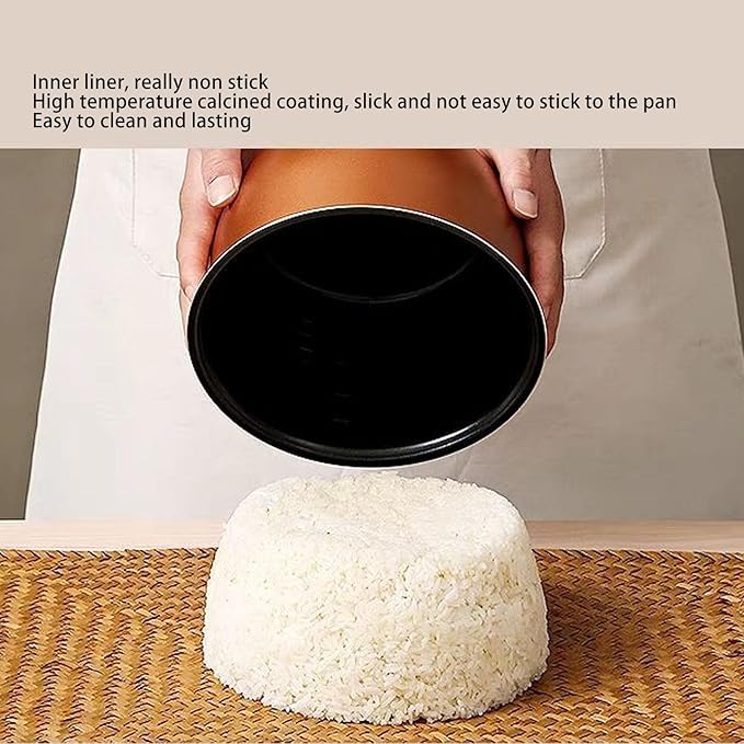 2L 24V Car Rice Cooker with Steaming Tray for Truck Travel Multifunctional Portable Food Warmer Quick Cooking Non Stick Pot