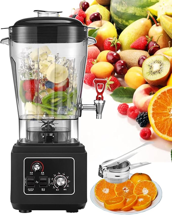Blenders 45000rpm Food Blender And Grinder Electric Juicer Cooking Machine For Shakes And Smoothies 11l/15l/19l(With Juicer) - Timer &amp 7 Speed Control15L