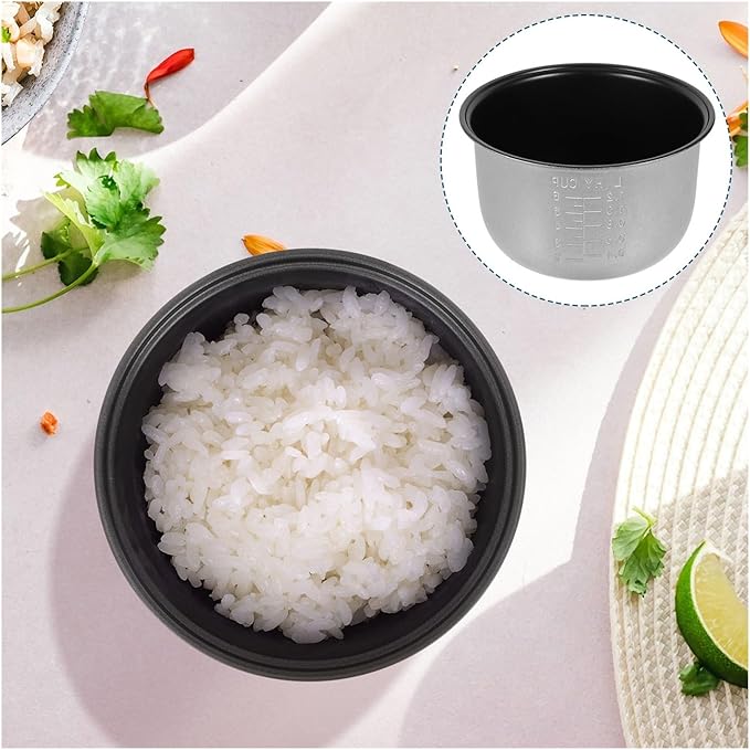 2L Rice Cooking Container Cooker Liner Inner Pot Aluminum Alloy Non Stick Electric