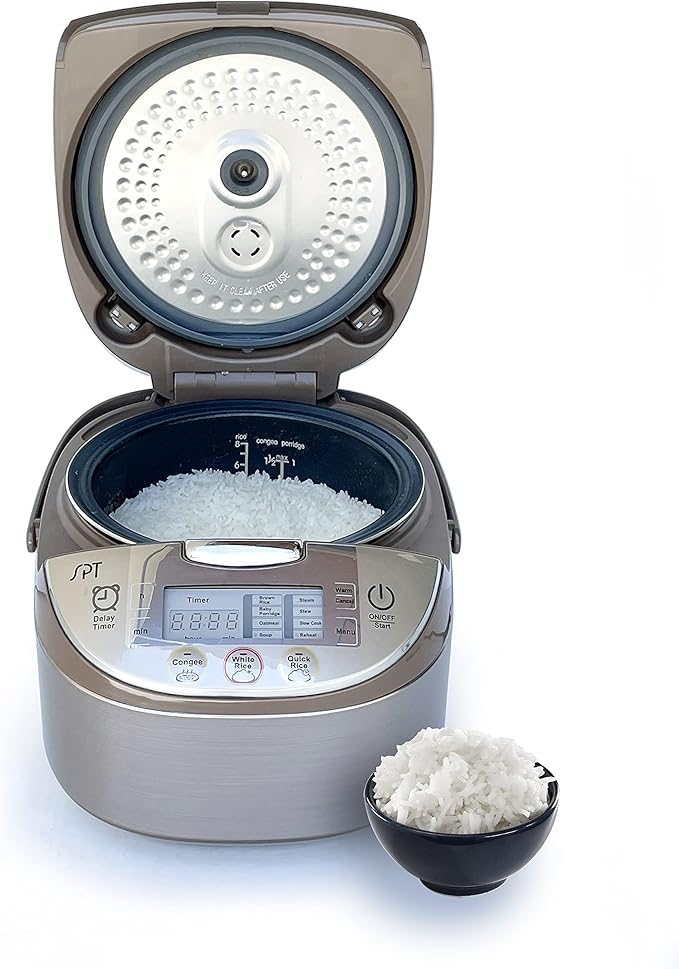 SPT RC-1808: 10 Cups Multi-functional Rice Cooker GOLD