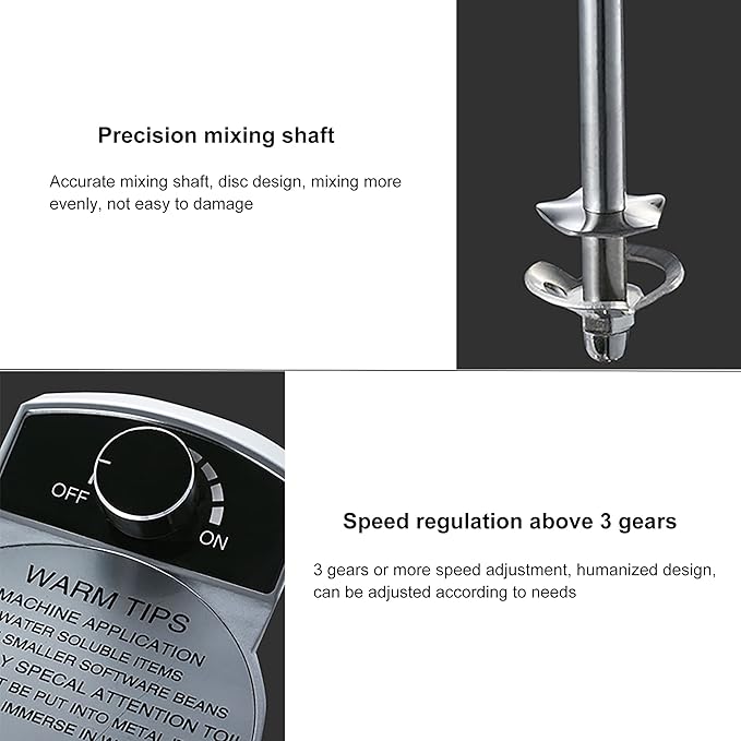 Dual Head Milkshake Maker 300W Commercial Milkshake Mixer 18000Rpm Speeds Adjustable Milkshake Milk Foam Blender For Coffee Dessert Shop Stainless Steel (45 * 25 * 56Cm)