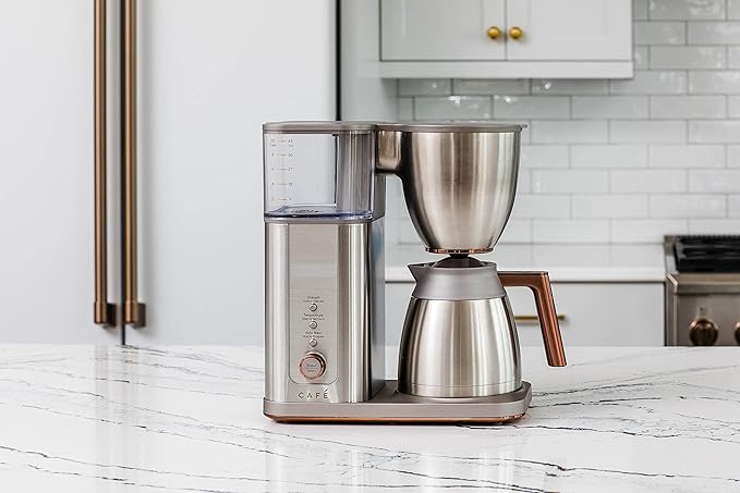 Café Specialty Drip Coffee Maker | 10-Cup Insulated Thermal Carafe | WiFi Enabled Voice-to-Brew Technology | Smart Home Kitchen Essientials | SCA Certified Barista-Quality Brew | Stainless Steel