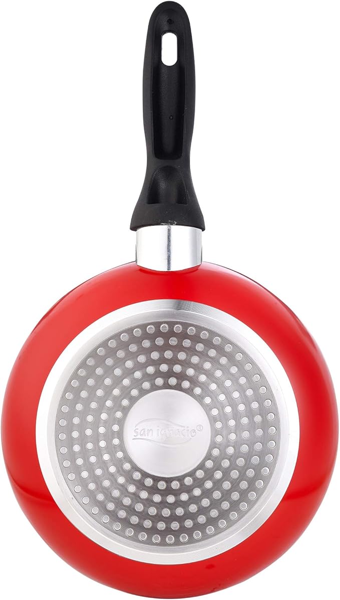 San Ignacio 7-Piece Cookware Set in Stainless Steel + Set of 3 Frying Pans 16/20/24 cm