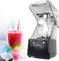 Commercial Blender Smoothie Maker 2l Electric Stand Mixer 17000rpm Blade Ice Crusher with Sound Enclosure Silent Broken Wall Cooking Machinefor Smoothie Fruits