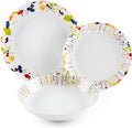 Excelsa Dripping 18-Piece Dinner Set Porcelain