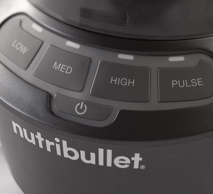 PNAEUT NutriBullet ZNBF30500ZC Blender Combo 1200 Watt with Single Serve Cups Dark Gray