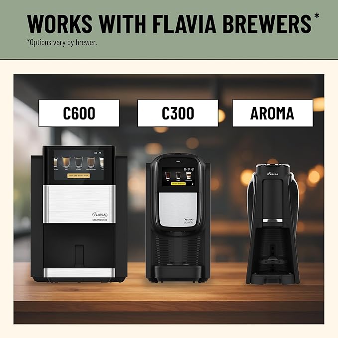 Flavia Alterra Colombia Coffee Freshpacks works only with Flavia Brewers Medium Roast (Case of 100)