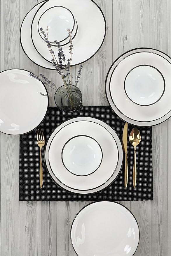Dinnerware Set - Keraart Simply - 12 Pieces - 4 Persons - Stoneware