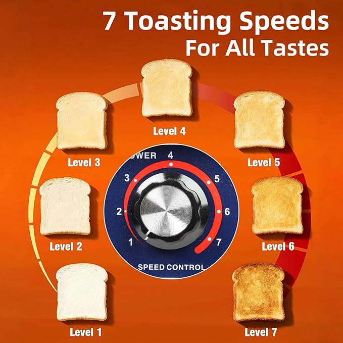 JOHAKYU Commercial Conveyor Toaster - 300 Slices/Hour Heavy Duty Stainless Steel for Buns Bagels Bread Restaurant Use/Includes Cleaning Accessories
