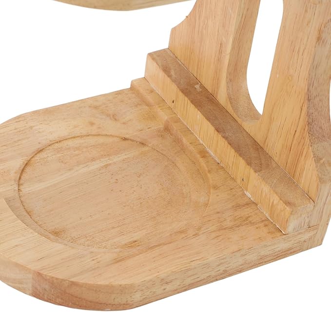Wood Pour Over Coffee Stand Multifunction Pour Over Coffee Dripper Stand Coffee Maker Station Pour Over Coffee Holder for Coffee Beer Drink Maker (C)