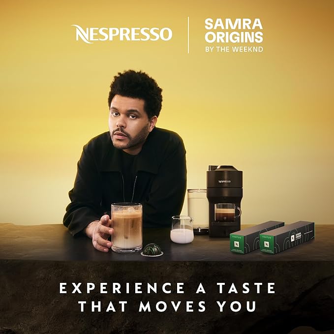 Nespresso Vertuo Pop+ by De'Longhi Liquorice Black + Vertuo Line Samra Origins Togetherness Blend Coffee