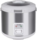 TAYAMA 10-Cup Automatic Rice Cooker &amp Warmer with Glass Lid