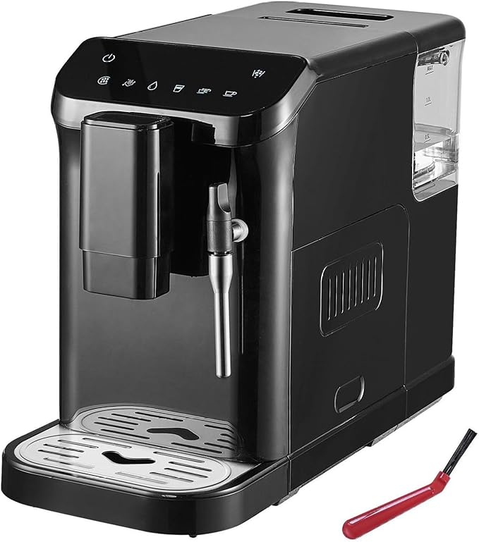 Espresso Machine 20 Bar with Grinder &amp Frother 15 Grind Settings Automatic Coffee Maker for Espresso Cappuccino Latte