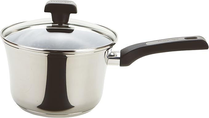Prestige 3 Piece Set-Silver Durasteel Induction Stainless Steel Saucepan Set of 3