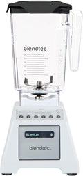 Blendtec Total Classic Original Blender-WildSide+ Jar (90 oz) Professional-Grade Power-6 Pre-programmed Cycles-10-speeds White (TB-611-25)