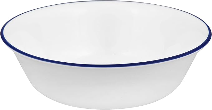 Corelle Ocean Blues Chip and Break Resistant Dinner Set for 4 Person Blue 12-Piece