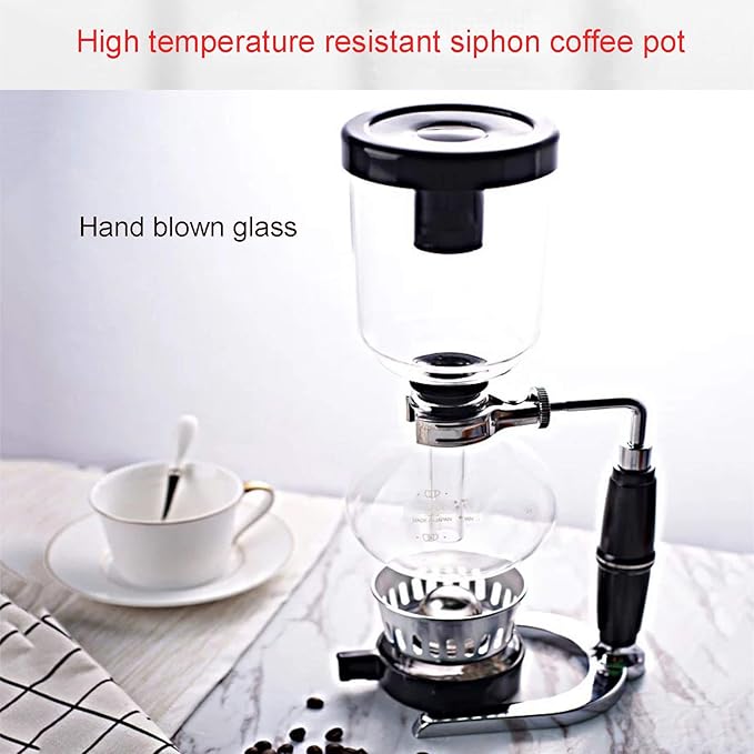Style Siphon Coffee MakerSyphon Coffee PotResistant GlassTea Siphon PotSiphon Artisanal Coffee MachineCoffee Machine Filter for Home Kitchen Use5