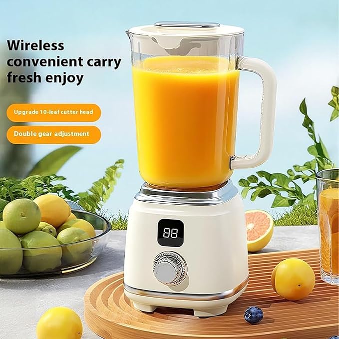 600ml Blender Smoothie Maker 50W Juicer Machines with Sharp Stainless Steel Blades 2 Speed and Pulse Ice Crushing for Milkshake Juice Baby Food and Vegetable Drinks black (White)