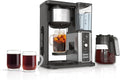 Ninja Hot &amp Iced XL Coffee Maker with Rapid Cold Brew 4 Brew Styles 8 Sizes Small Cup to Travel Mug Single-Serve Coffee Brewer 12-Cup Carafe Permanent Filter Removable Reservoir Black CM37