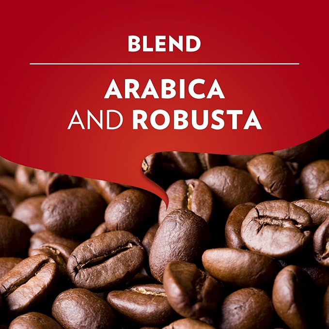 Lavazza Qualità Rossa Whole Bean Coffee Medium Roast Arabica and Robusta Blend 2.2 lb Bag (Pack of 1)