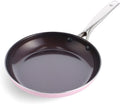 Blue Diamond Cookware Diamond Infused Ceramic Nonstick 10 Frying Pan Skillet PFAS-Free Dishwasher Safe Oven Safe Pink