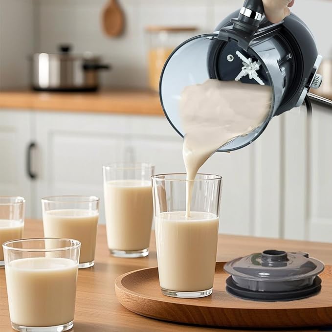 10 in 1 Nut Milk Maker Hot Blender51oz Homemade Soy AlmondOatPlant BasedBaby Food Maker 20 BladesAutomatic Soybean Machine with 24H Delay Start/Keep Warm8H/Boil Water&ampAuto Clean