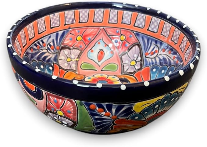 40-Piece Talavera Dinnerware Set | Colorful Tableware for 8