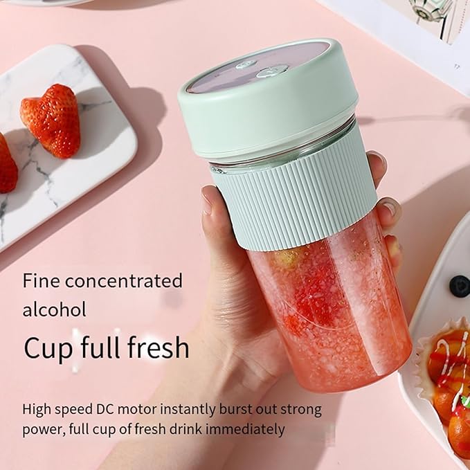 Portable Juicer Cup Blender With Straw Fruit Fruit Mixer Electric Shake Cup Cute Blender For Travel Electric