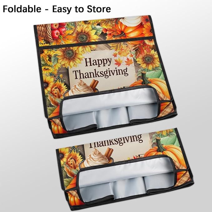 cfpolar Kitchen Aid Mixer Cover Compatible with 6-8 Quarts Thanksgiving Pumpkin Apples Stand Mixer Cover Kitchen Aid Mixers Accessories Appliance Organizer Bag Dust Covers with Zipper Pocket