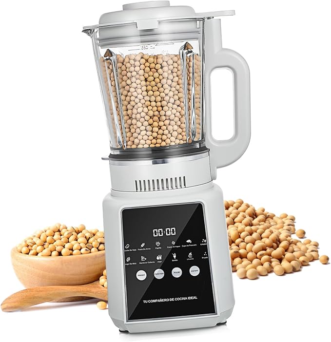 DECHOUS 110v High-speed Electric Blender with Touch Display Non-stick Jar Self-cleaning Function Low Noise Operation for Smoothies Juices and Food Processing