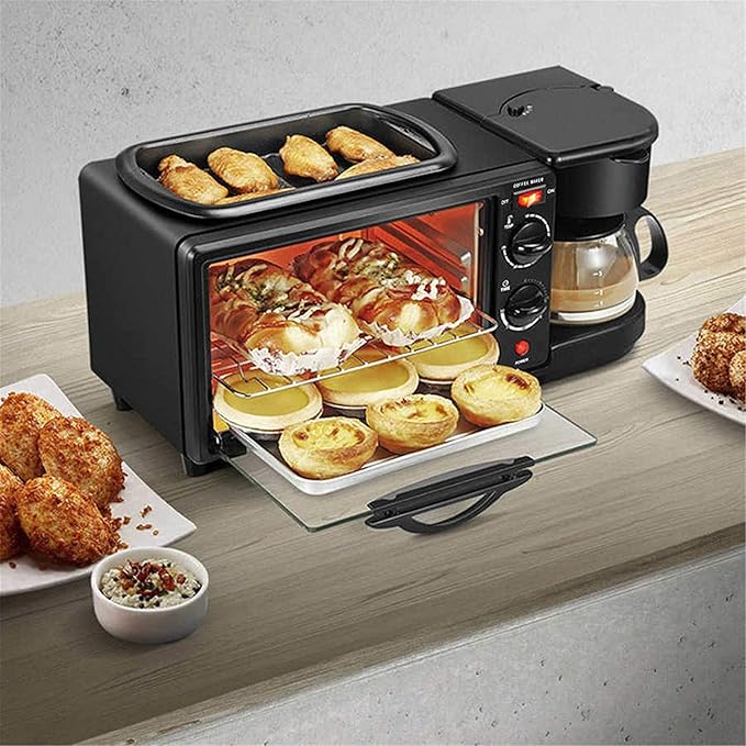 Oven Premium Convection Halogen Oven Cooker Toaster Oven Electric Frying Pan Coffee Maker Multifunction 3 In1 Easy to Clean Useful