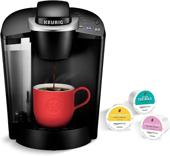 Keurig K-Classic Coffee Maker with AmazonFresh 60 Ct. Coffee Variety Pack 3 Flavors