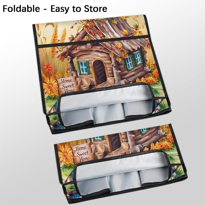 cfpolar Kitchen Aid Mixer Cover Compatible with 6-8 Quarts Farm Flowers Autumn Stand Mixer Cover Kitchen Aid Mixers Accessories Appliance Organizer Bag Dust Covers with Zipper Pocket