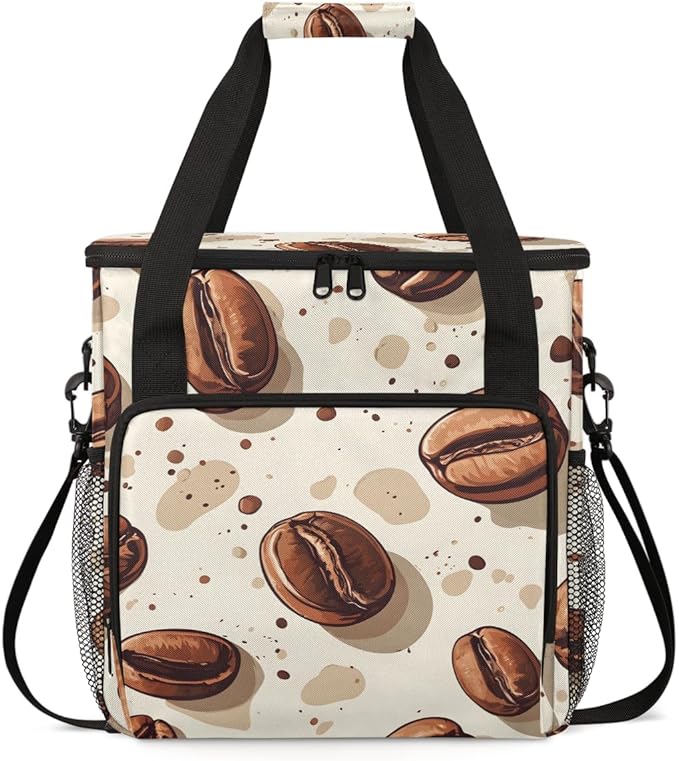 Coffee Maker Carrying Bag With Shoulder Strap Single Coffee Machine Bag Travel Storage Bag for Men Women Beans