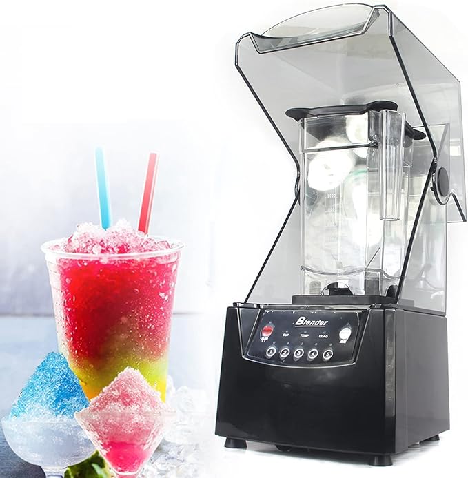 Commercial Blender2200W Professional Smoothie Food Processing Blender Machine61-oz Containeror Frozen Drinks Smoothies SaucesShakesCountertop Blenders