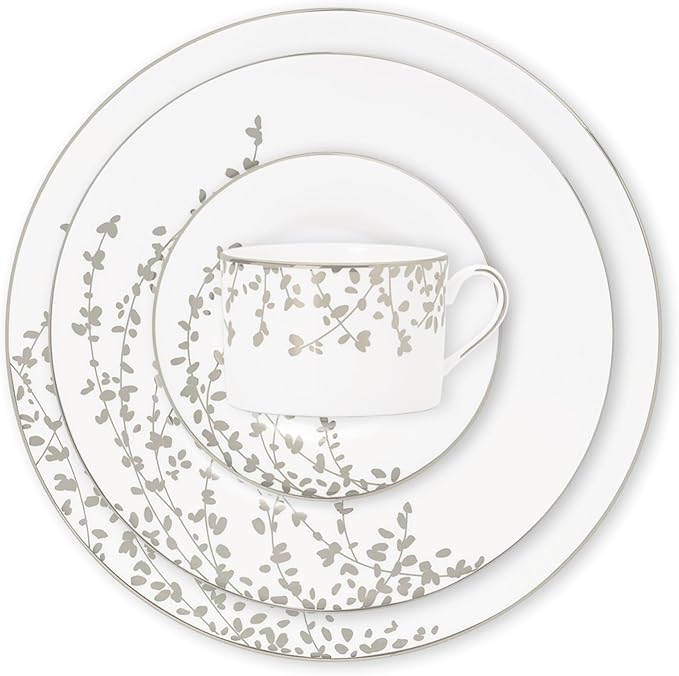Kate Spade New York Gardner Street Platinum Dinner Plate 1.50 LB