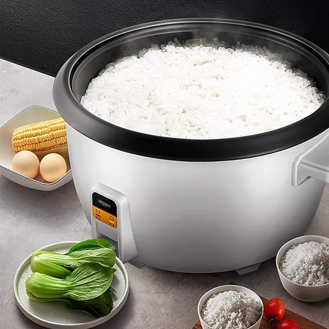 Rice Cooker Large Capacity 8L /10L /13L /18L /23L Canteen Hotel Commercial Hotel Home Old-Fashioned Large Rice Cooker 4-40 People(Size:10L)