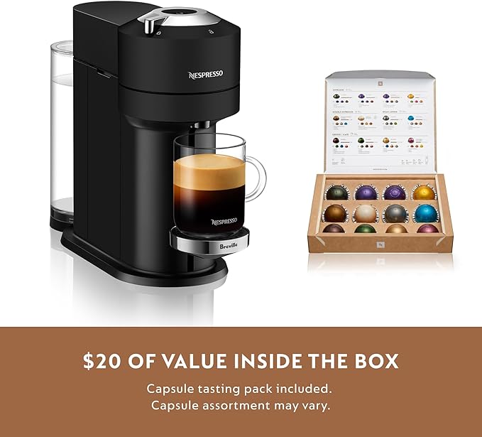Nespresso Vertuo Next Deluxe Coffee and Espresso Maker by Breville