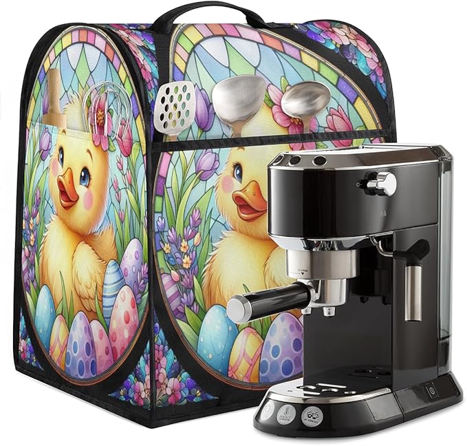 cfpolar Kitchen Aid Mixer Cover Compatible with 6-8 Quarts Animal Duck Flower Stand Mixer Cover Kitchen Aid Mixers Accessories Appliance Organizer Bag Dust Covers with Zipper Pocket