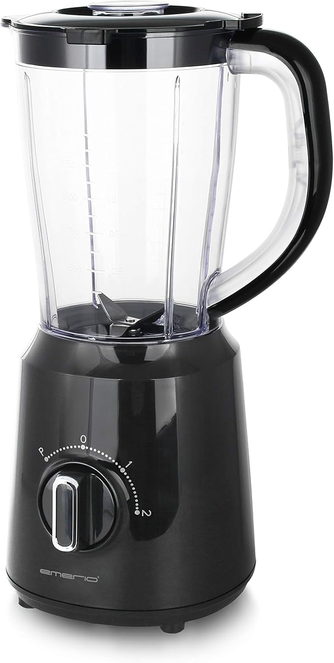 Emerio Standmixer 1.5L Behälter BPA Frei Schwarz Black BL-12816.8